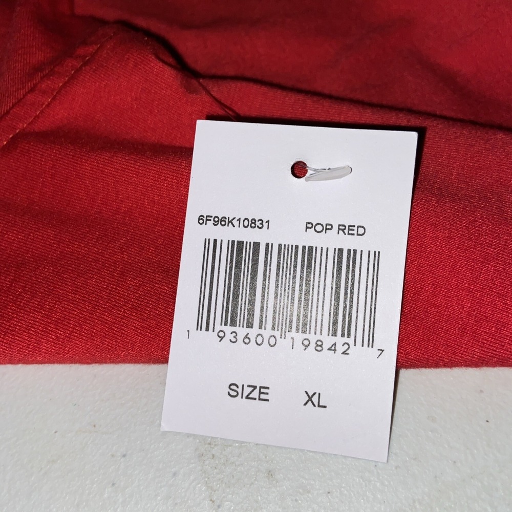 Michael Kors mens hoodie XL Red Light Weight - Picture 7 of 8